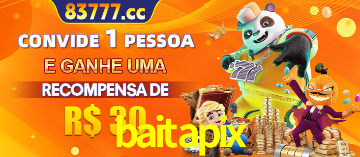 Banner institucional da baitapix sobre parceria de marcas e criação de uma marca de excelência, apresentando os mascotes de jogos populares como o Fortune Tiger.