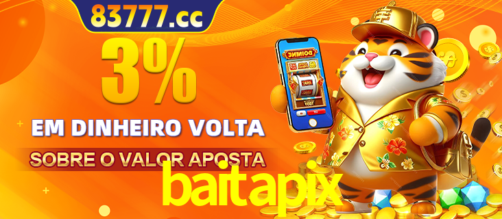 Promoção para baixar e instalar o aplicativo do cassino baitapix. O banner oferece uma recompensa de R1aR1aR8, com a imagem de uma cobra sobre moedas de ouro.