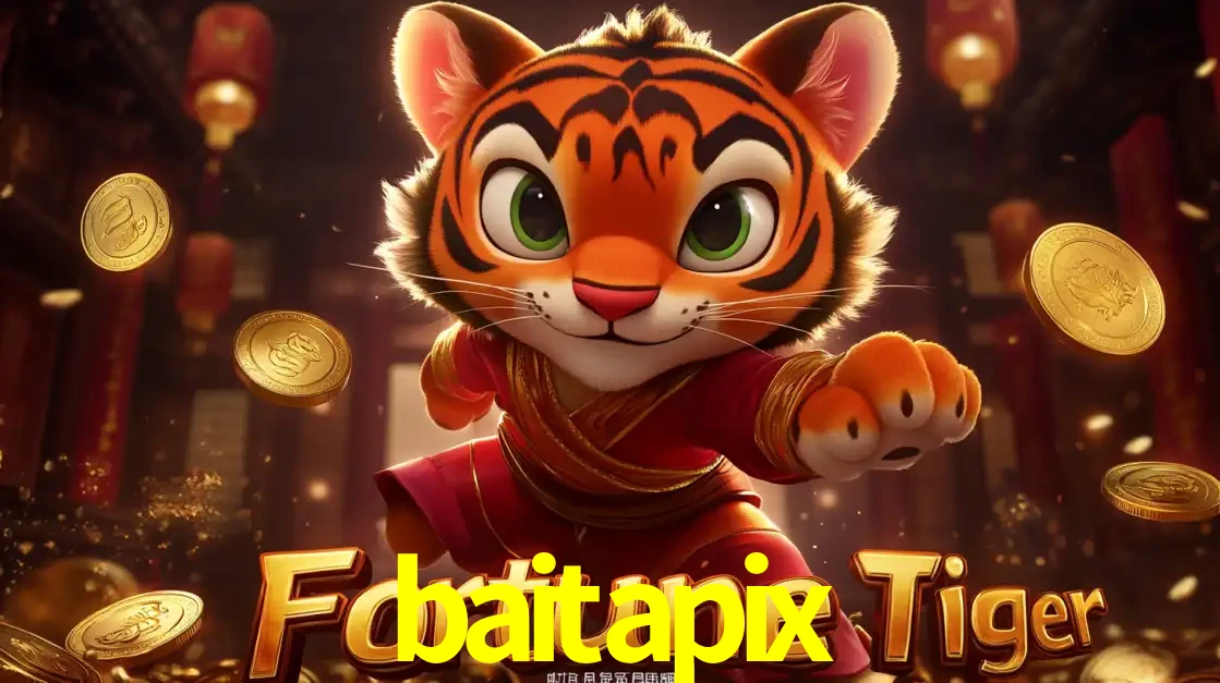 O carismático mascote do jogo de slot Fortune Tiger, um tigre fofo em pose de artes marciais, pronto para trazer sorte e multiplicadores de ganhos no cassino online baitapix.